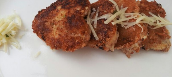 Cheesy Rice Fritters