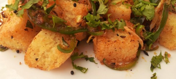 Instant fried idli