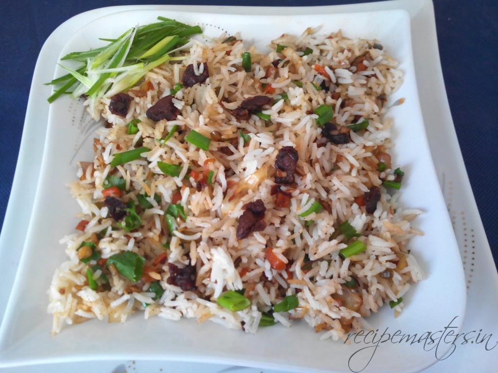 mutton fried rice