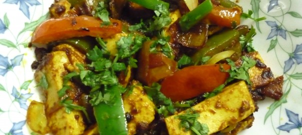 quick paneer jalfrezi