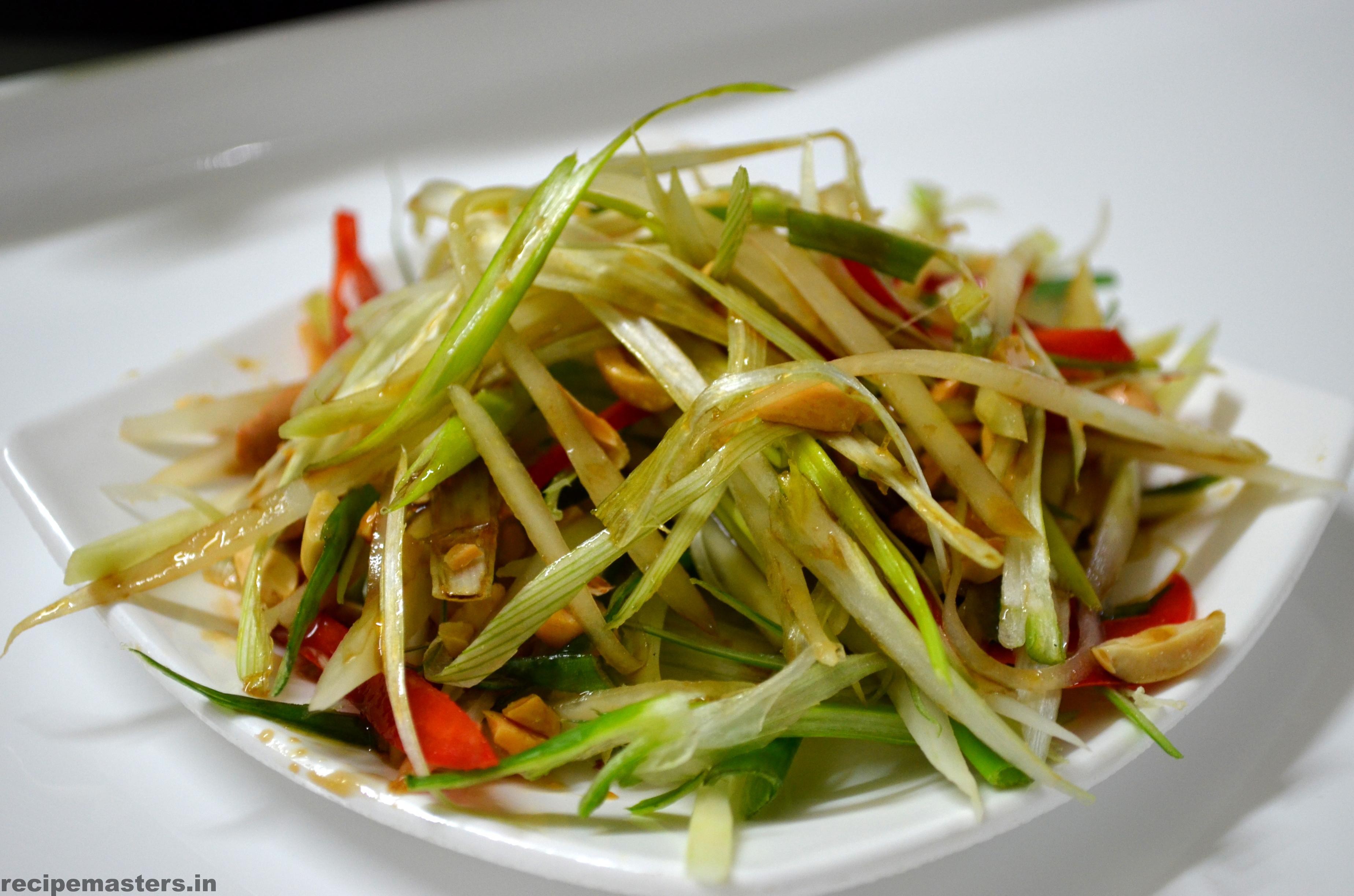 Raw Papaya Salad By Rahat Zaid Recipe Masters