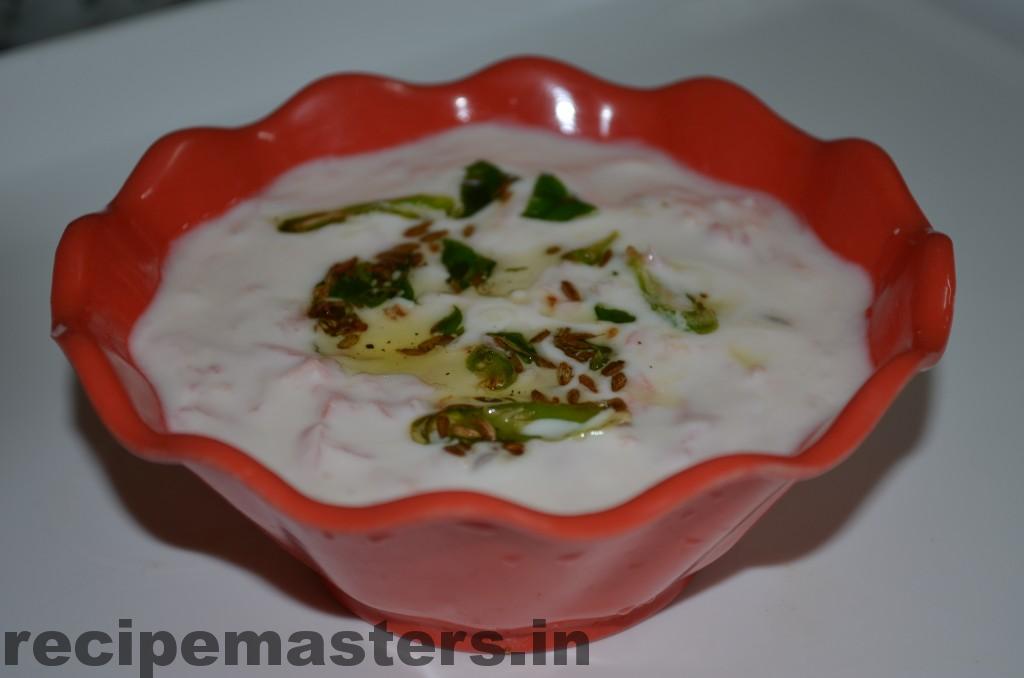 Carrot raita
