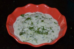 Cucumber Dill Raita