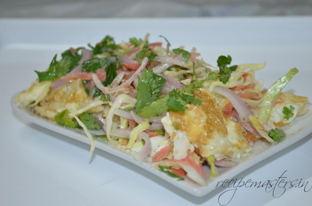 Fried egg salad