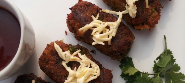 Left-over Mix-Veg Cutlets