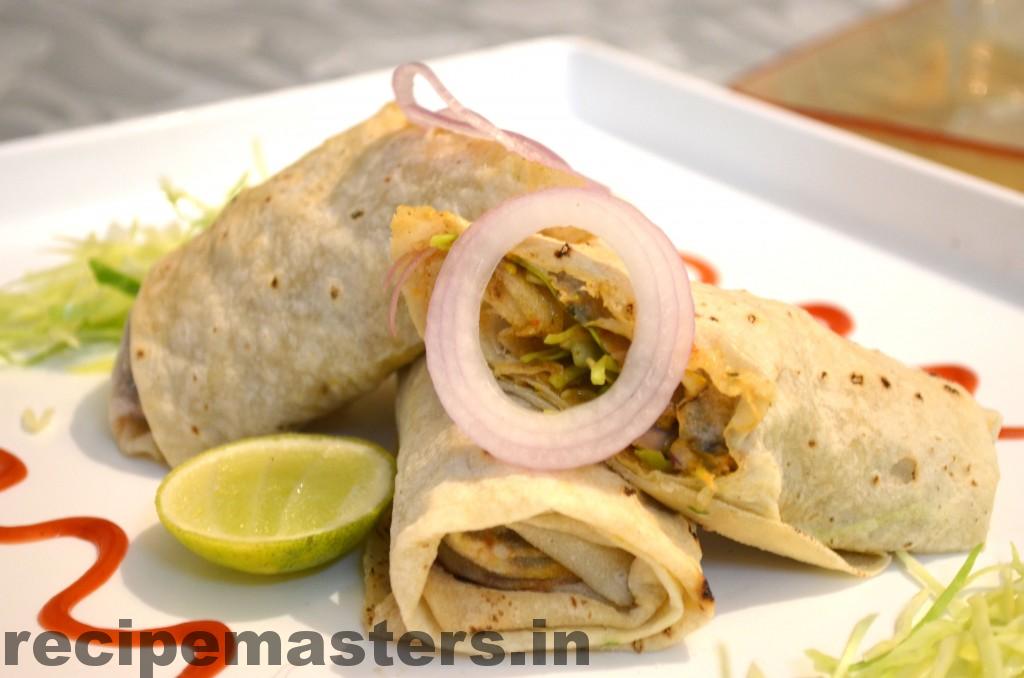 Spicy chicken roll
