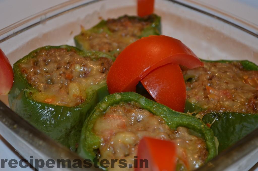 mince stuffed peppers