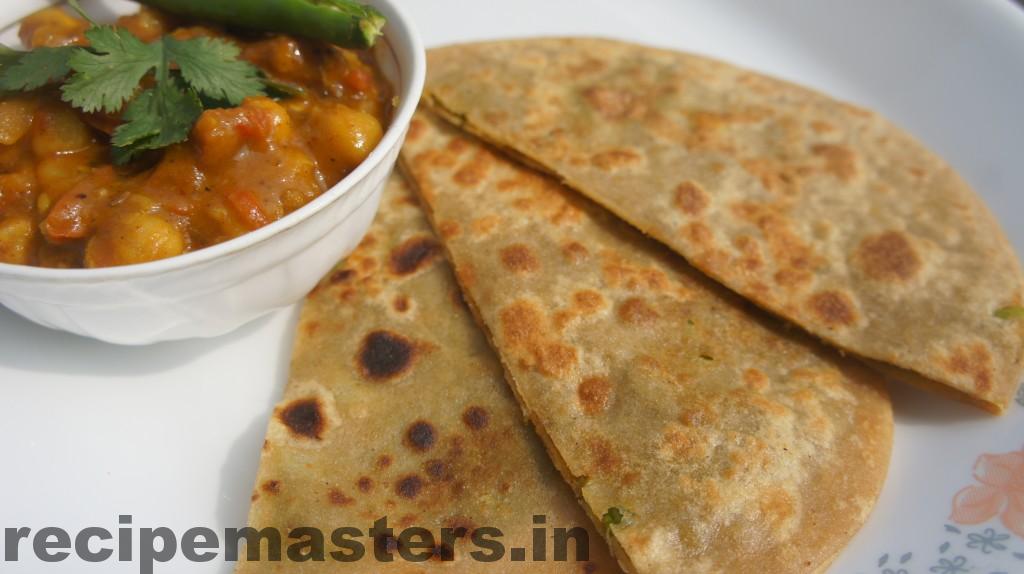 Green Peas Parantha