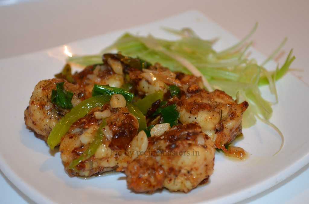 Butter garlic prawns