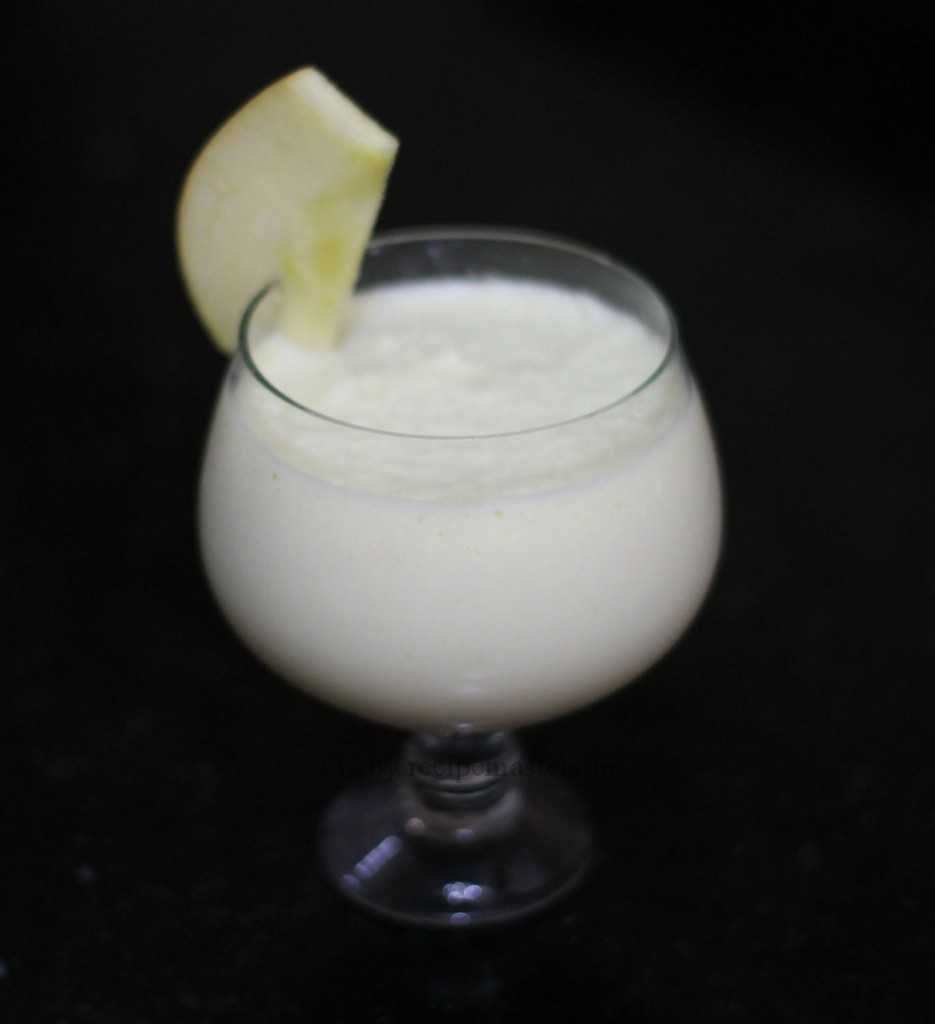 Apple milkshake