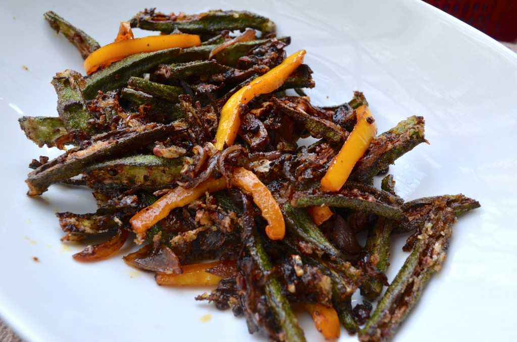 chilli bhindi