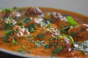 chicken kofta salan