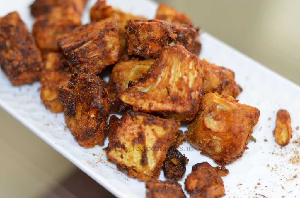 Crisp fried jackfruit