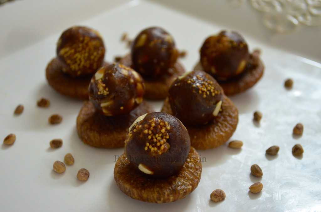Anjeer date balls