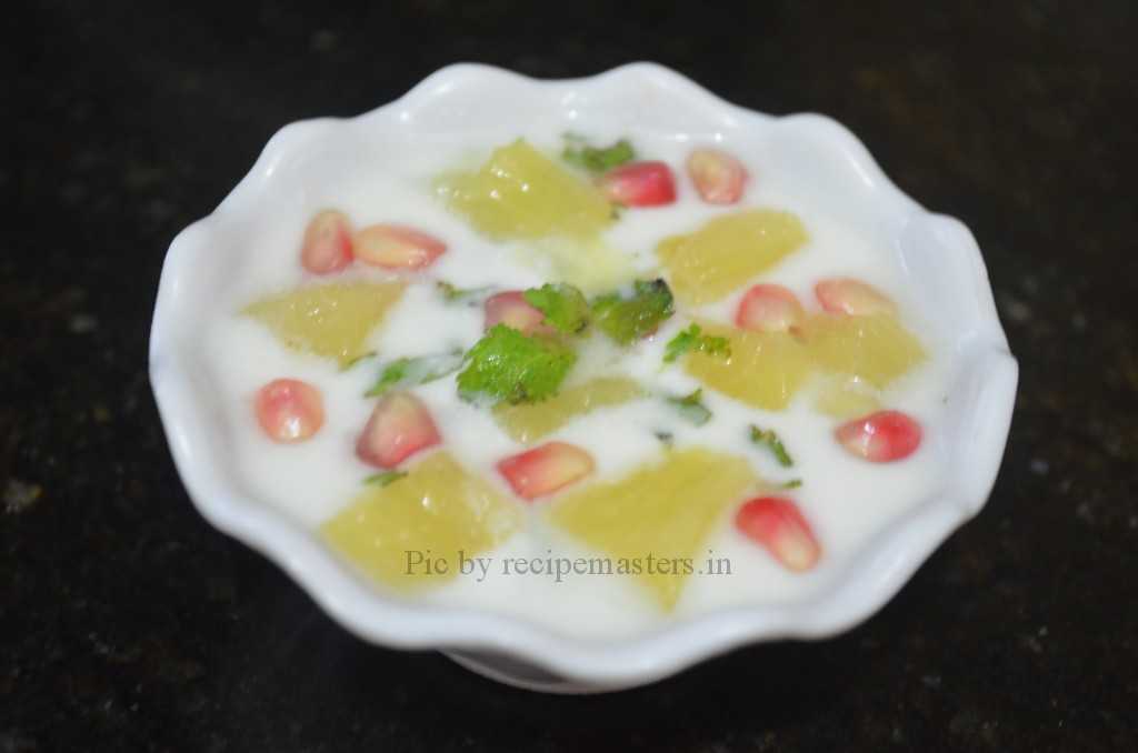 fruit raita