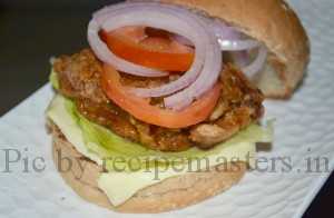 chicken zinger burger