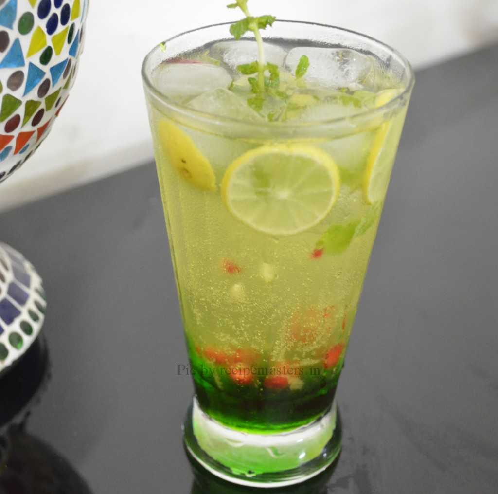 mint pineapple mocktail