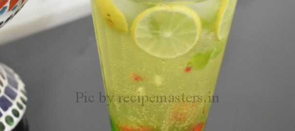 mint pineapple mocktail